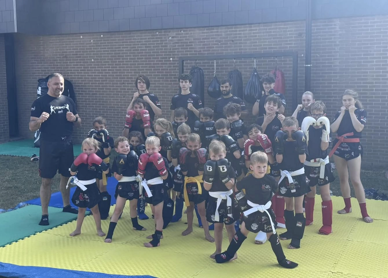 Atelier sportif pendant un stage Team Fighting La Marca